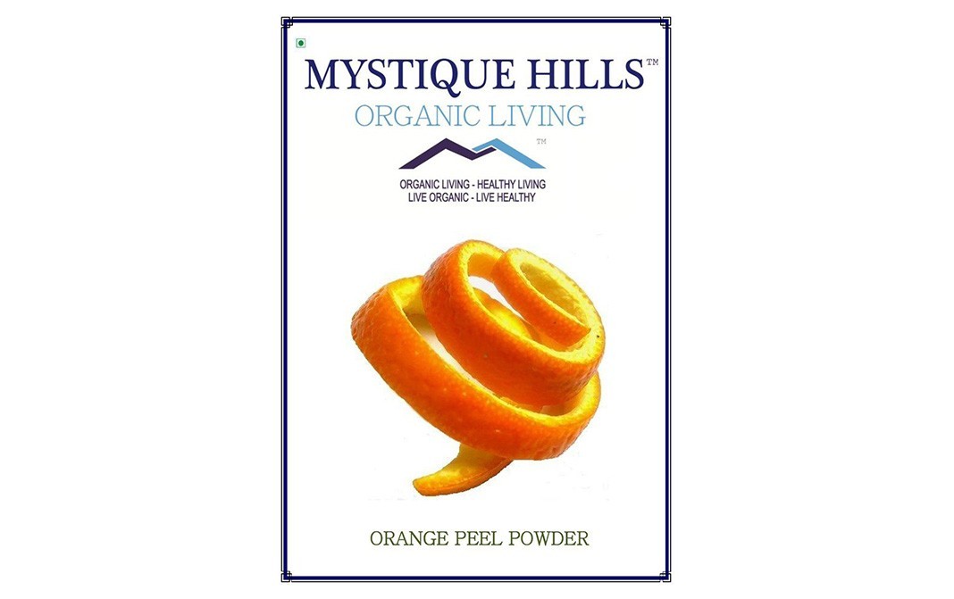 Mystique Hills Organic Orange Peel Powder    Box  100 grams